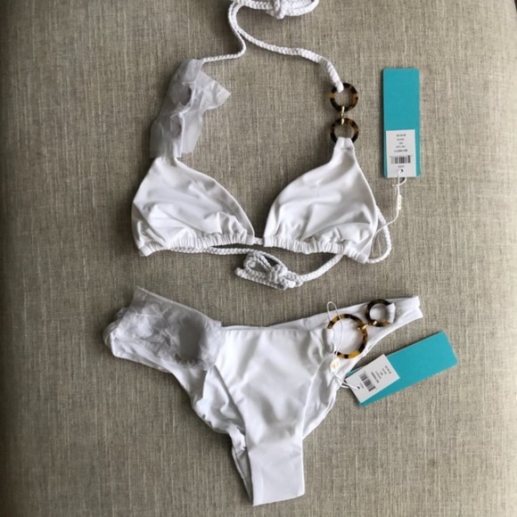 Beach Bunny Nadia Triangle Top + Nadia Bottom (size L) NWT - Picture 6 of 9